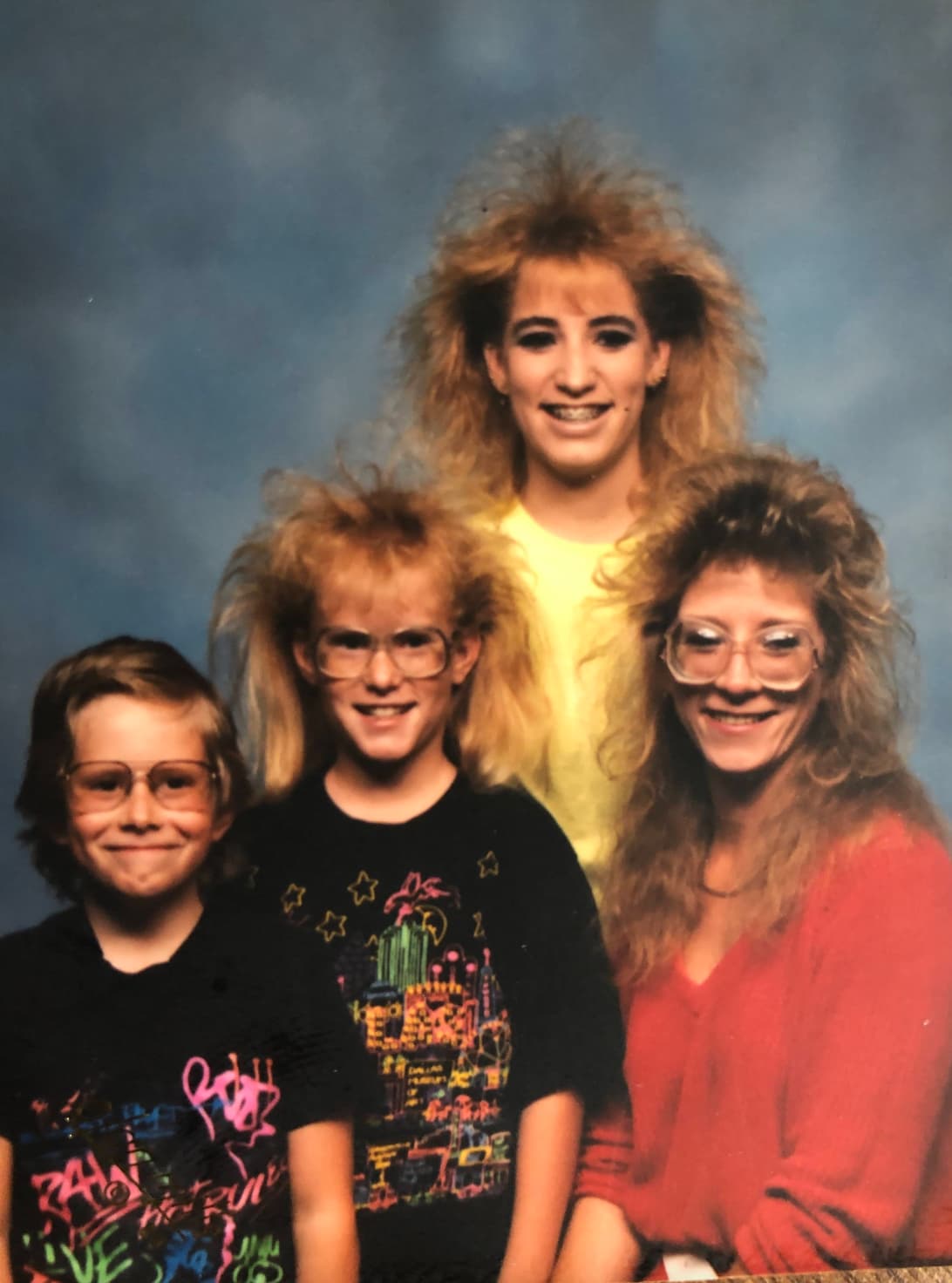 family photos 80s